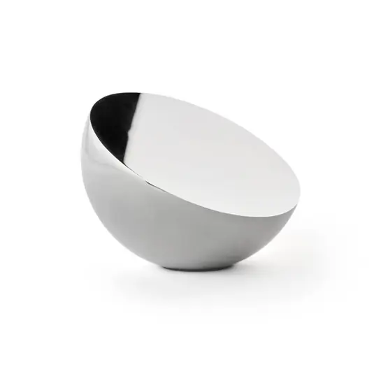 New Works Specchio da tavolo Aura, Ø 13 cm, acciaio inox, lucido Prezzo Di Fabbrica