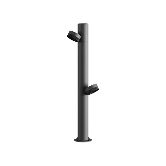 Lampione a LED Karman Jaco, 54,3 cm, alluminio marrone a 2 luci. Saldi