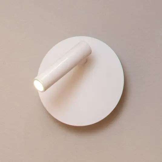 Spot a parete ricaricabile a LED Jolijn, bianco, Ø 10,2 cm, magnete Occasione