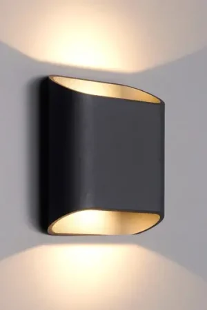 Ultima Occasione Applique da esterni LED, grafite, up & down, CCT, dimmerabile, alluminio