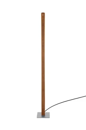 Economico Lampada LED da pavimento HerzBlut Karl K, legno, dimmerabile, 161 cm