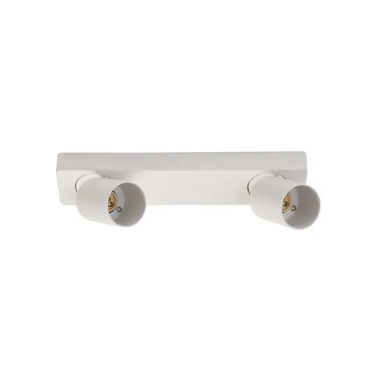 Plafoniera a 2 luci, bianca, in alluminio, GU10 Must-Have